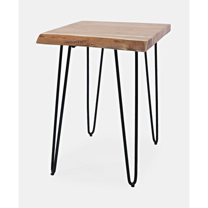 Nature's Edge Solid Acacia Chairside Table
