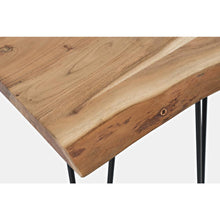 Nature's Edge Solid Acacia Chairside Table, Natural