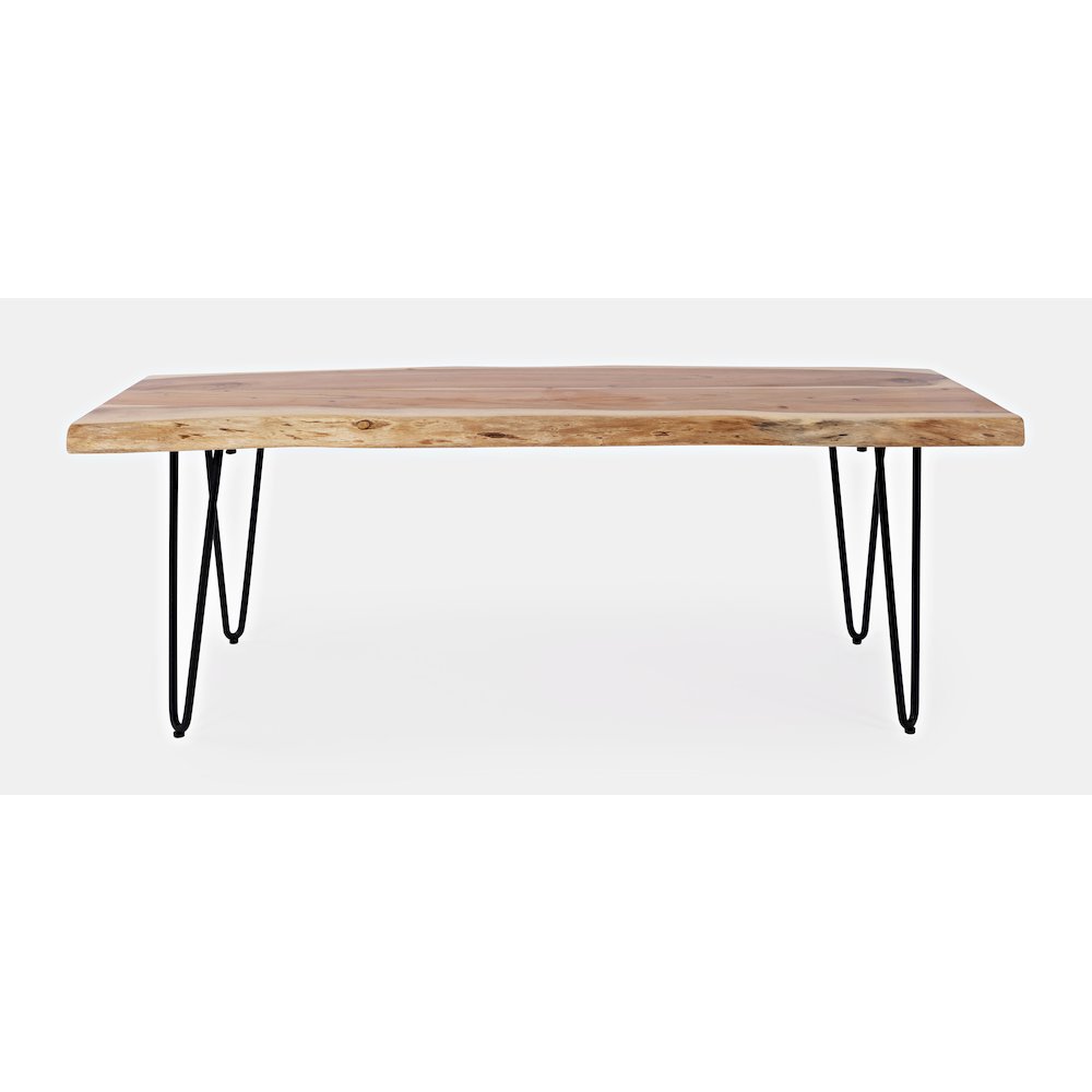 Nature's Edge 48'' Modern Solid Wood Live Edge Bench