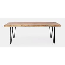 Nature's Edge 48'' Modern Solid Wood Live Edge Bench