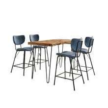 Solid Acacia Five Piece Counter Height Dining Set