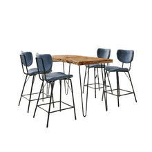 Solid Acacia Five Piece Counter Height Dining Set