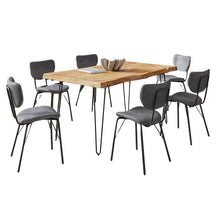 60" Seven Piece Modern Dining Set