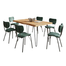 60" Seven Piece Modern Dining Set