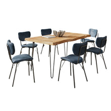 60" Seven Piece Modern Dining Set