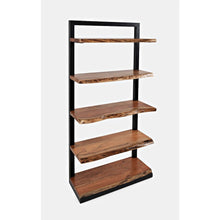 Nature's Edge Solid Acacia 5 Shelf Bookcase