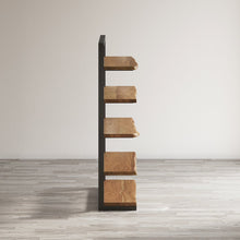 Nature's Edge Solid Acacia 5 Shelf Bookcase