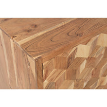 Geometrix 43" Modern Abstract Cube Style Accent Cabinet