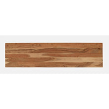 Brown Acacia Three-Door Accent Cabinet with Metal Base for Living Room Storage