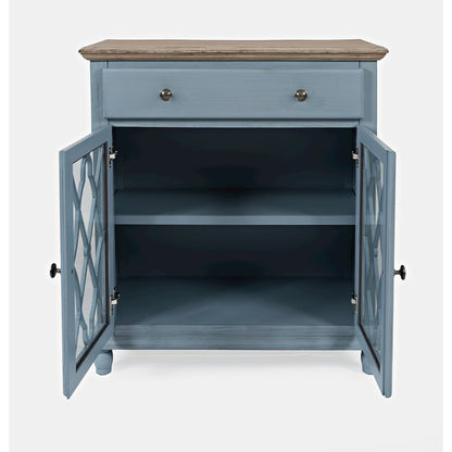Aurora Hills Country Wire-Brushed 2 Door Accent Chest