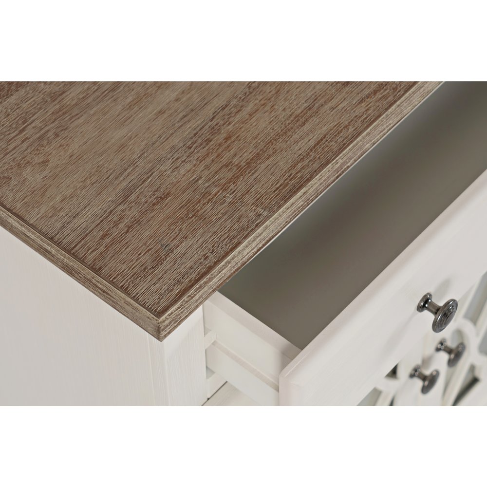 Aurora Hills Country Wire-Brushed 2 Door Accent Chest