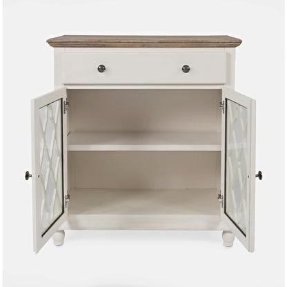 Aurora Hills Country Wire-Brushed 2 Door Accent Chest
