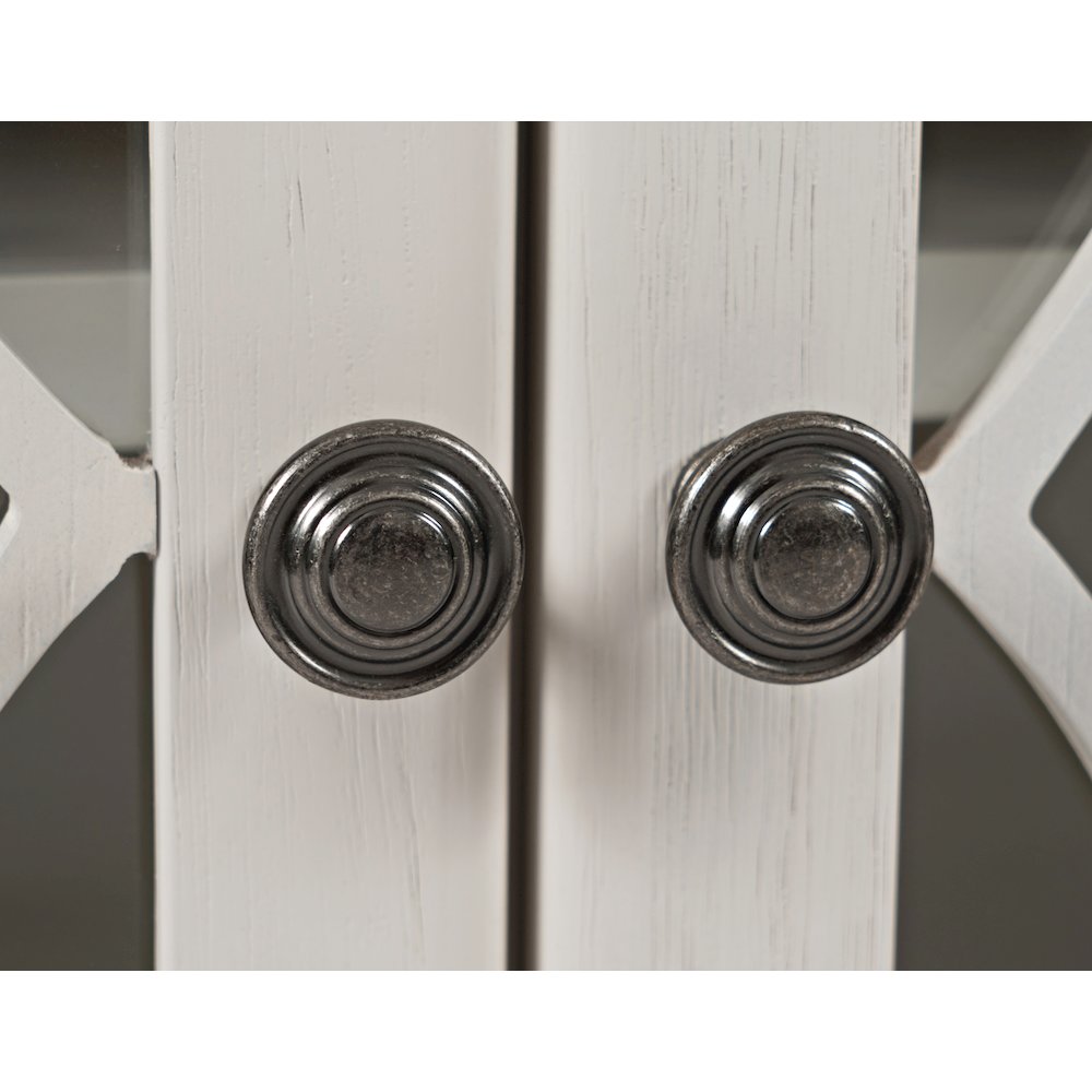 Aurora Hills Country Wire-Brushed 4 Door Accent Chest