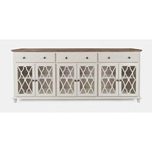 Aurora Hills Country Wire-Brushed 6 Door Accent Chest
