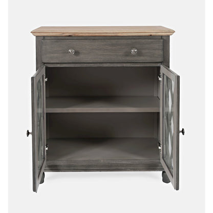 Aurora Hills Country Wire-Brushed 2 Door Accent Chest