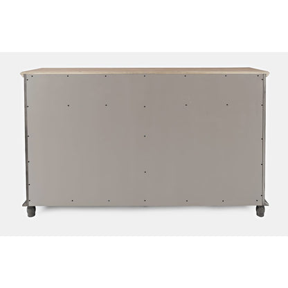 Aurora Hills Country Wire-Brushed 4 Door Accent Chest