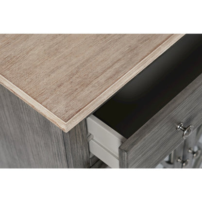 Aurora Hills Country Wire-Brushed 6 Door Accent Chest