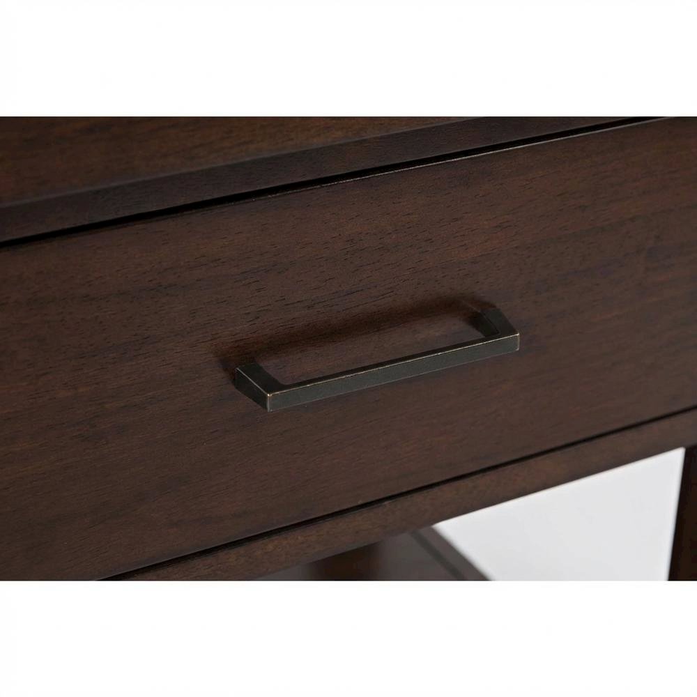 End Table with Drawer, Modern Accent Side Table for Living Room Bedroom