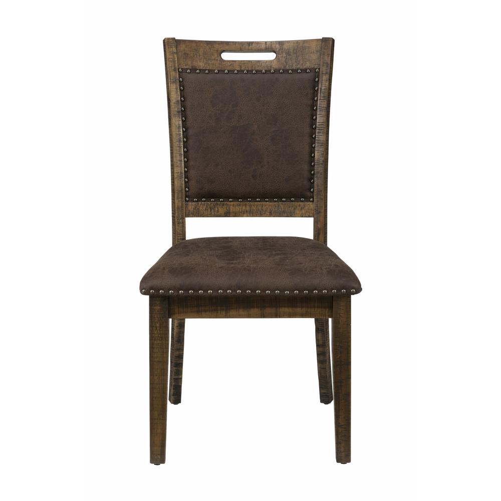 Upholstered Back Dining Chair, Set of 2