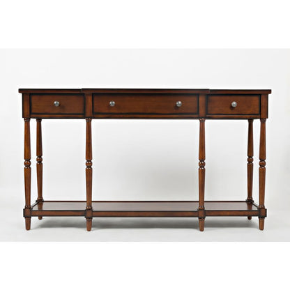 60" Console- Antique Mahogany