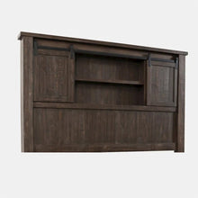 Madison County Rustic Reclaimed Pine Farmhouse Queen Barn Door Headboard