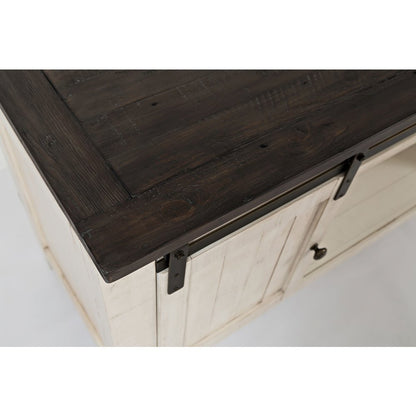 Rustic Reclaimed Pine Farmhouse Entertainment Center with 60'' TV Console