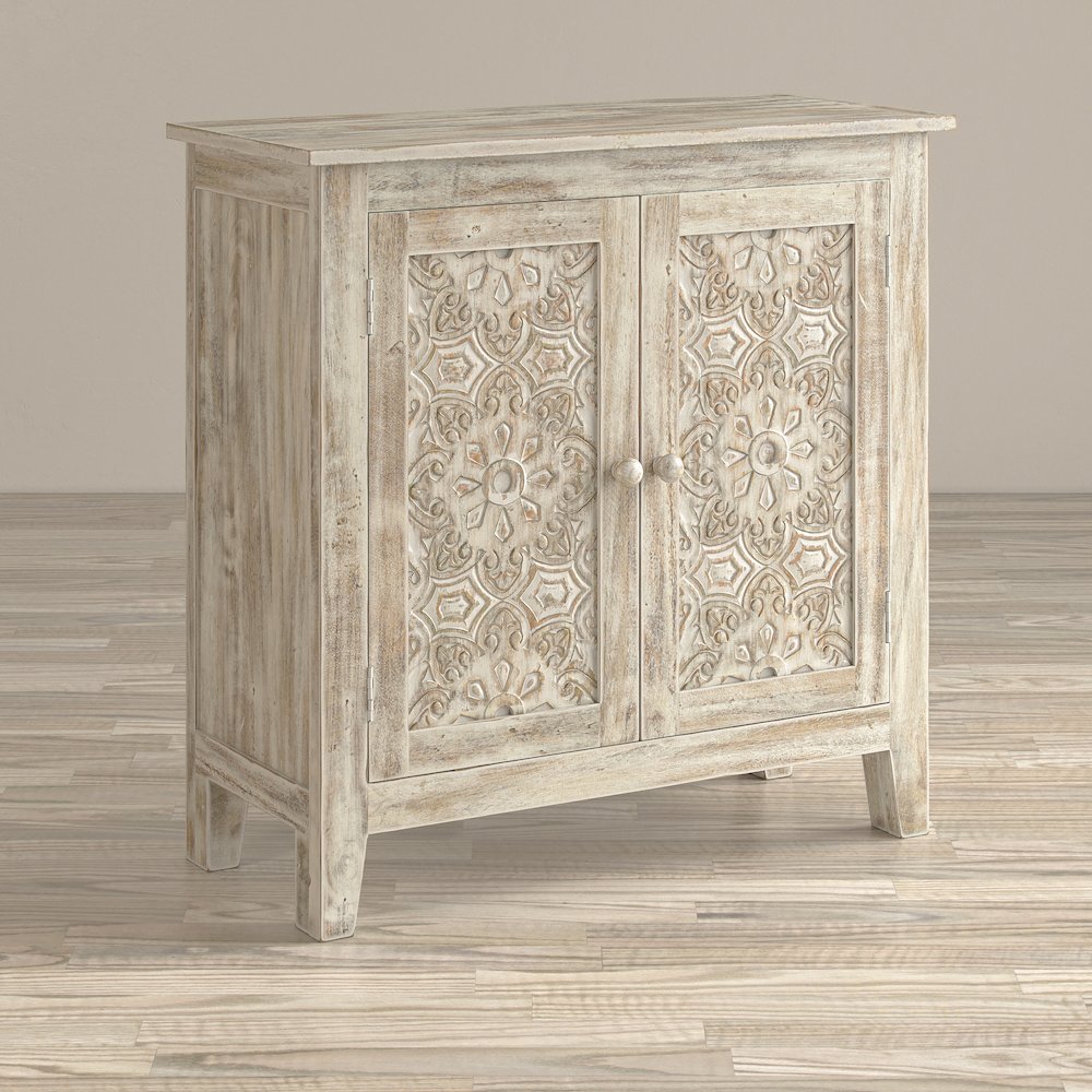 Global Archive Hand Carved 32" Accent Chest