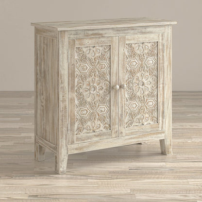Global Archive Hand Carved 32" Accent Chest
