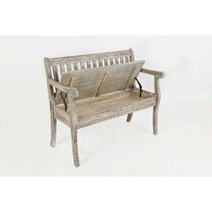 Storage Bench - Washed Grey