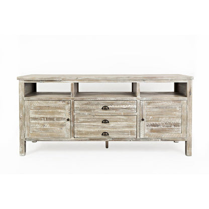 70" Media Console - Washed Grey