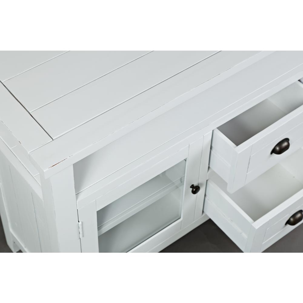 Storage Console - Weathered White