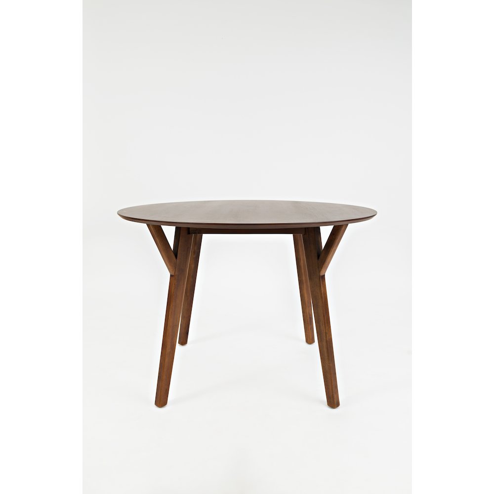 Copenhagen 44" Round Mid-Century Modern Five-Piece Dining Set