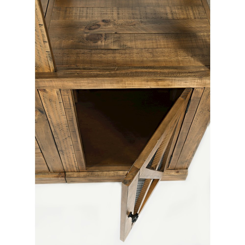Telluride Rustic Farmhouse Solid Wood 70'' TV Console Stand