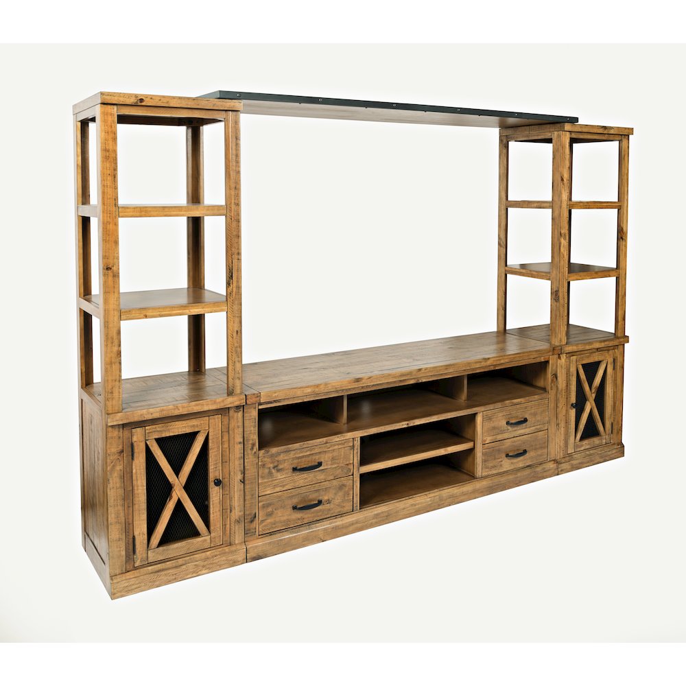 Telluride Rustic Farmhouse Solid Wood 70'' TV Console Stand
