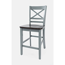 Asbury Park Solid Acacia Farmhouse X Back Stool (Set of 2)