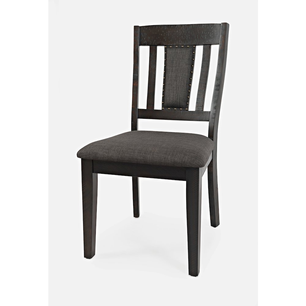 American Rustics Upholstered Slatback Dining Chair with Nailhead Trim (Set of 2)