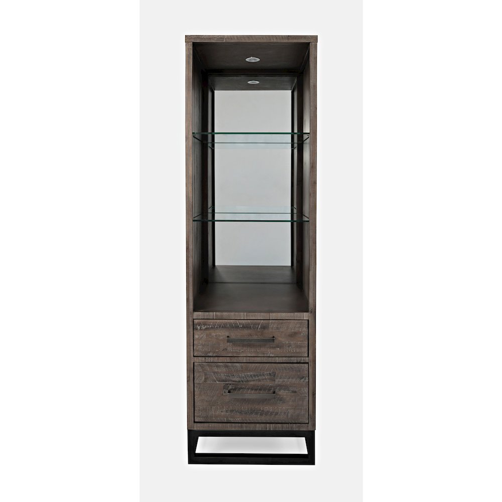 East Hampton Distressed Solid Wood Pier Bookcase