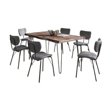 60" Seven Piece Modern Dining Set