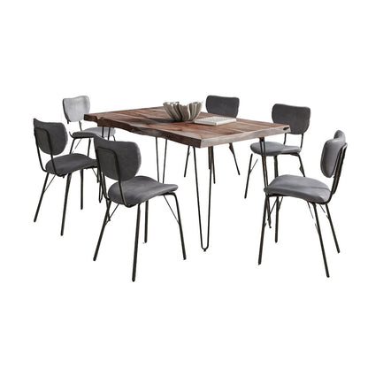 60" Seven Piece Modern Dining Set