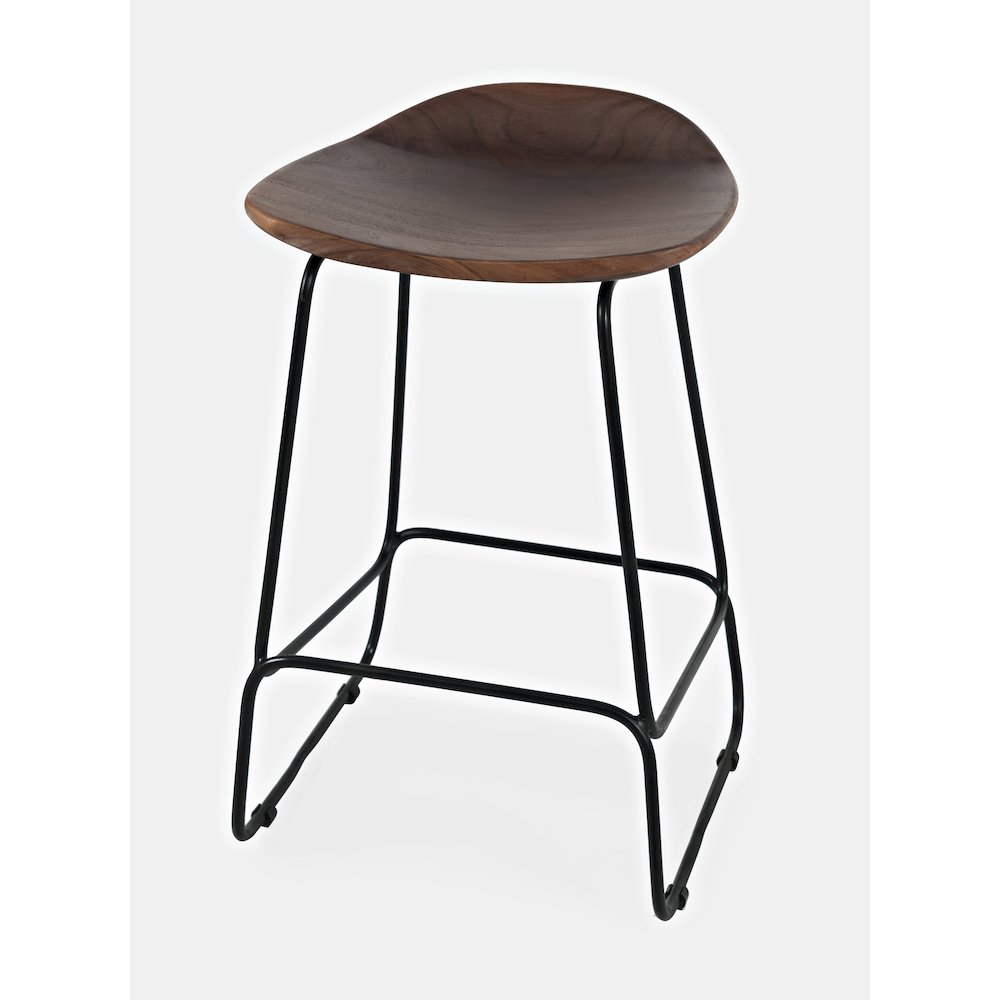 Nature's Edge Solid Acacia Counter Height Backless Stool (Set of 3)