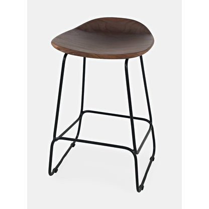 Nature's Edge Solid Acacia Counter Height Backless Stool (Set of 3)