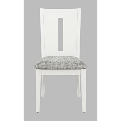 Urban Icon Contemporary 66" Seven-Piece Dining Set with Upholstered Chairs