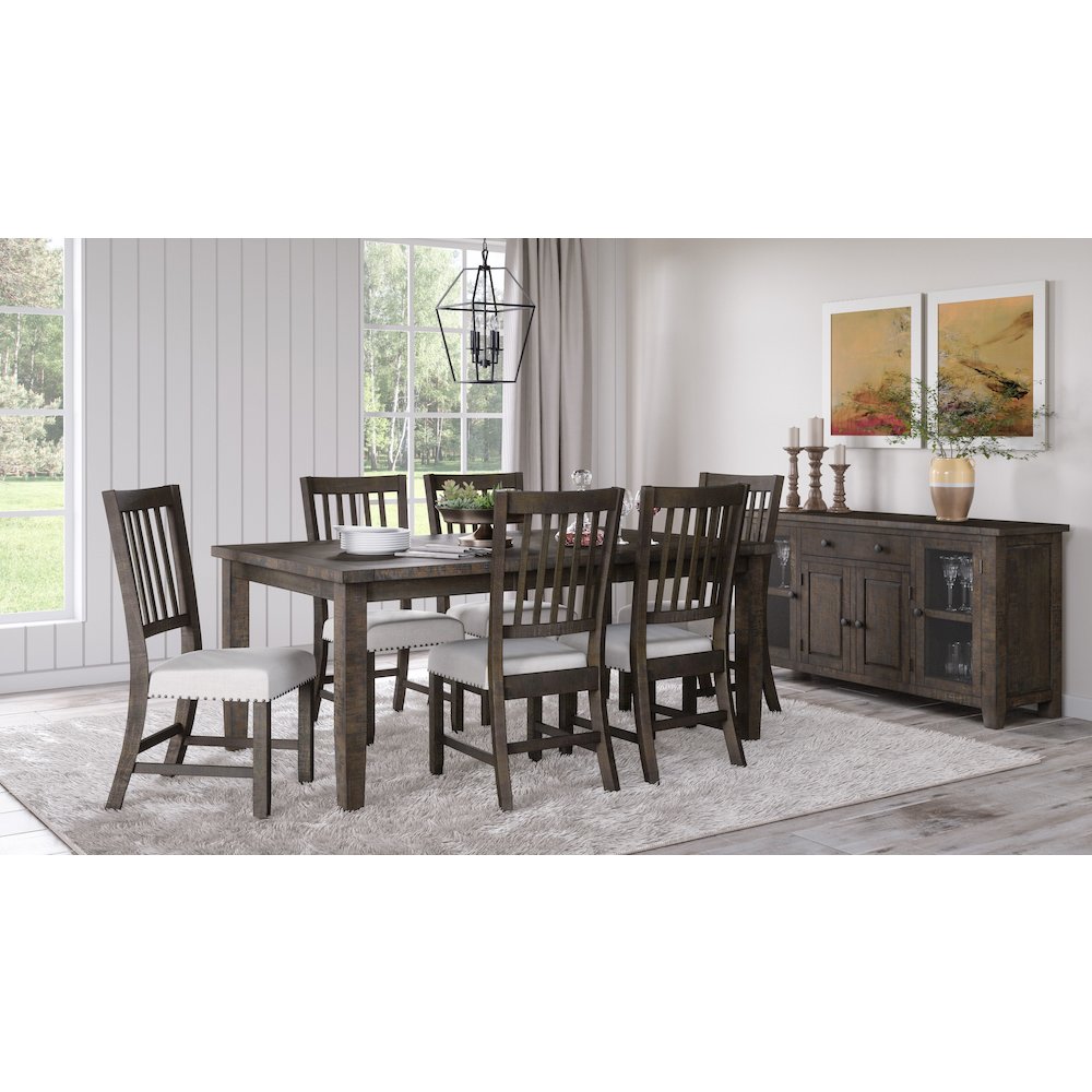 Willow Creek Distressed Slatback Upholstered Counter Stool (Set of 2)