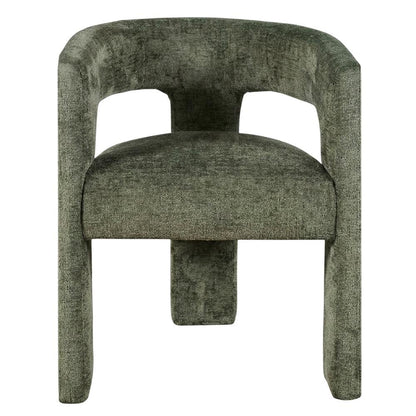 Modern Upholstered Counter Stool, Iron Frame, Forest, Set of 4