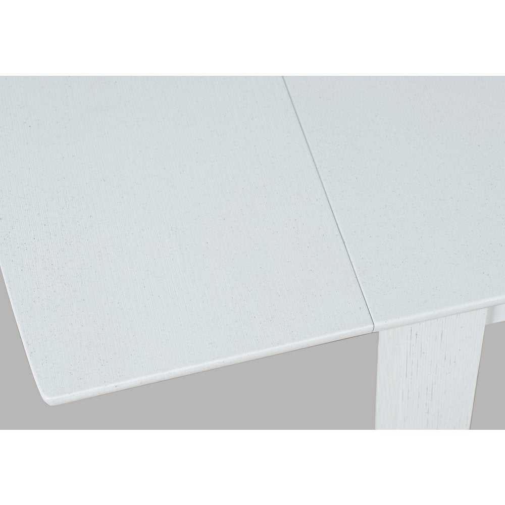 Coastal Wire-Brushed Acacia Drop-Leaf Coastal Wire-Brushed Acacia Dining Table