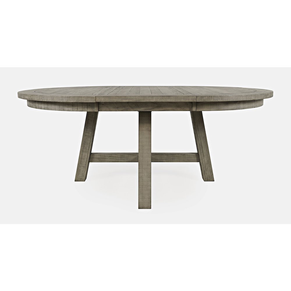 Telluride Contemporary Rustic Farmhouse Solid Wood Round to Oval Dining Table