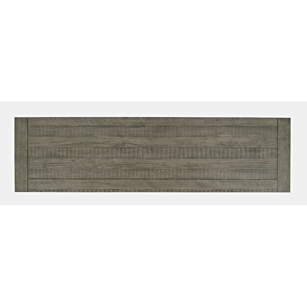 Telluride Rustic Farmhouse Solid Wood Sideboard Buffet Hutch with LED Lights