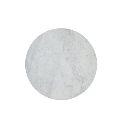 Rowan 54" Modern Luxury Pedestal Round Marble Dining Table