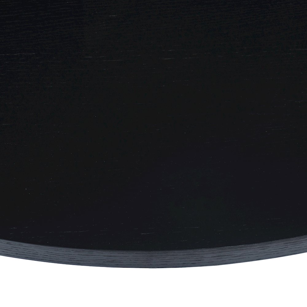 Auden 48" Round Mid-Century Modern Fluted Pedestal Base Dining Table