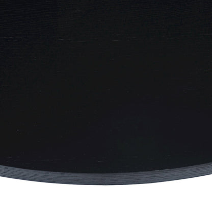 Auden 48" Round Mid-Century Modern Fluted Pedestal Base Dining Table